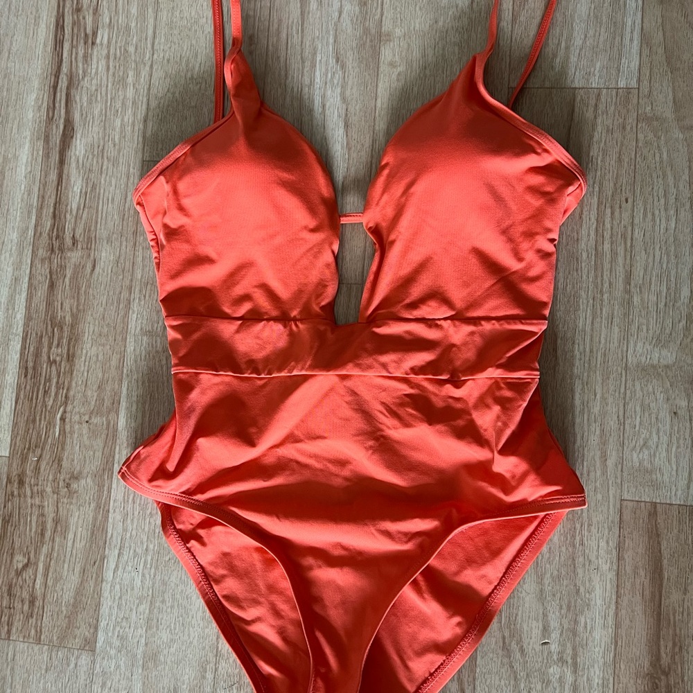 Women’s Orange One Piece Swimsuit